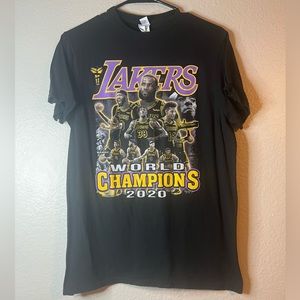 LAKERS WORLD CHAMPIONS 2020 TEE Delta Tag M